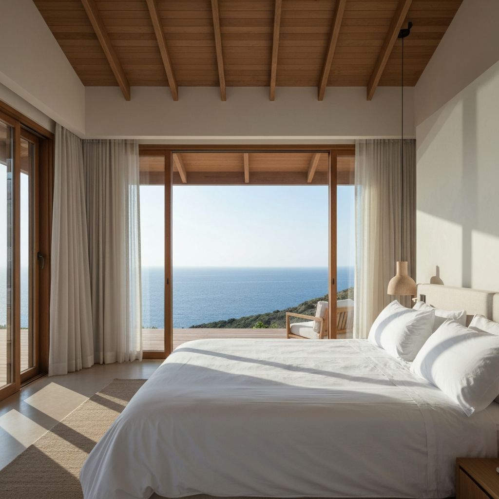 Master suite with ocean view